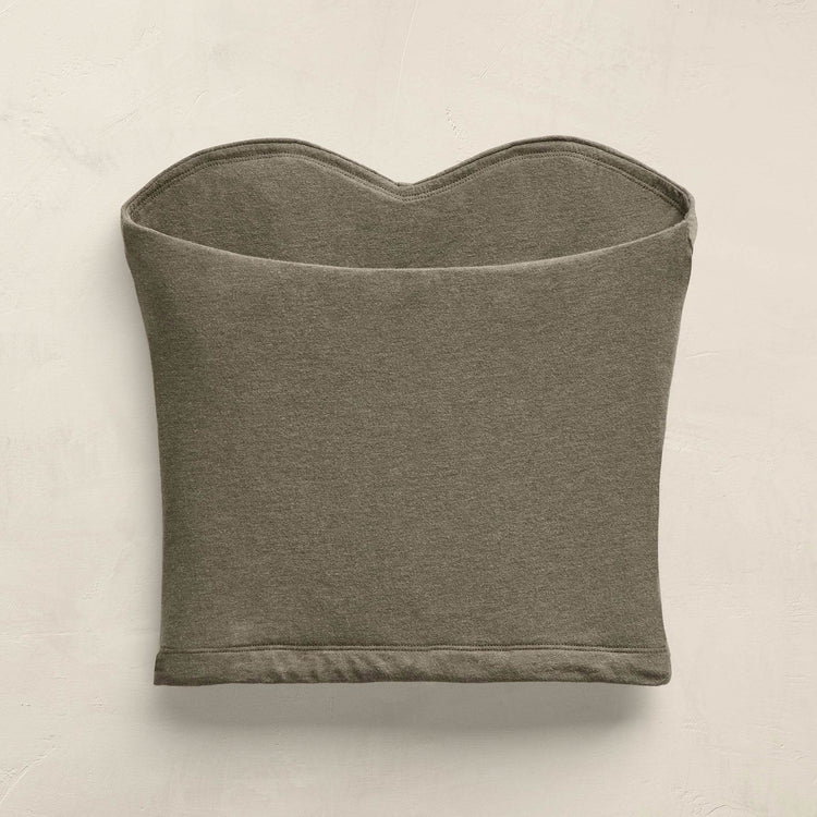 Ruched Strapless Top - Birch