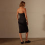 Nylon Knit Strapless Dress in Black | James Perse Los Angeles