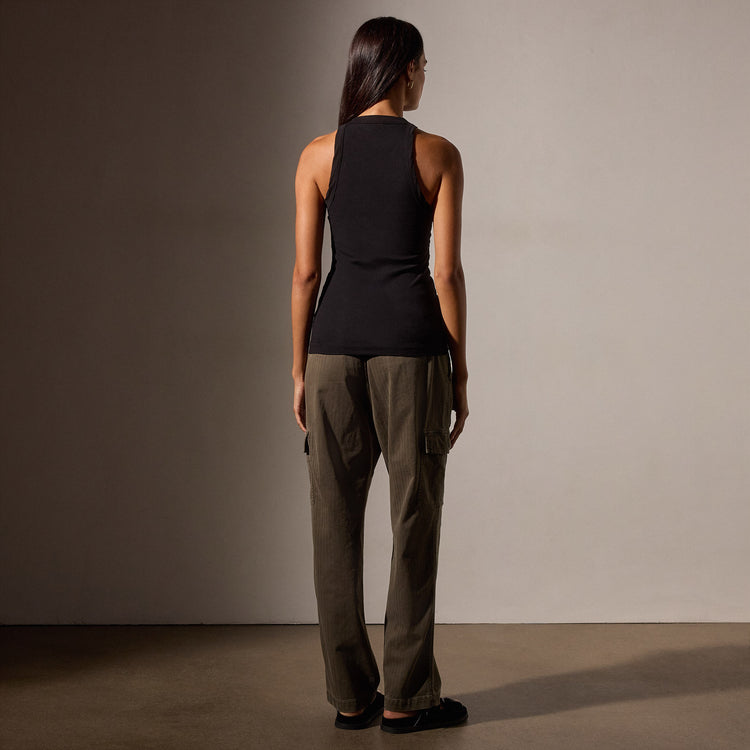 Sunset Tank in Black | James Perse Los Angeles