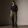 Cotton Linen Silk Jersey Tee in Black | James Perse Los Angeles