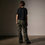 Cotton Linen Silk Jersey Tee in Black | James Perse Los Angeles