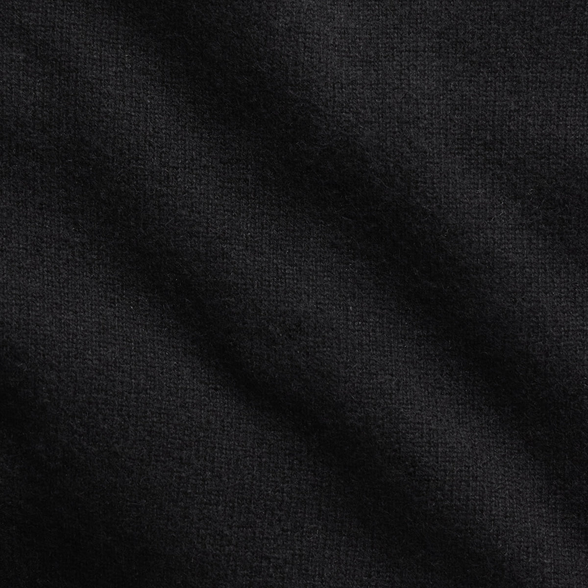 Open Knit Cashmere Polo in Black | James Perse Los Angeles