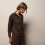 Women's Recycled Cashmere Track Jacket & Recycled Cashmere Wide Leg Pant Gift Set In Porcupine | James Perse Los Angeles