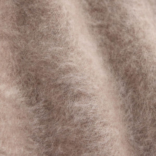 Fuzzy Cashmere Crew Neck in Soft Beige | James Perse Los Angeles
