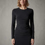 Shoreline Ruched Top in Black | James Perse Los Angeles
