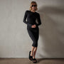 Shoreline Ruched Top in Black | James Perse Los Angeles