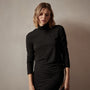 Tencel Cashmere Turtleneck in Black | James Perse Los Angeles