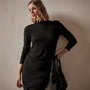 Tencel Cashmere Turtleneck in Black | James Perse Los Angeles