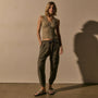 Cotton Cashmere Rbd Slvls Henley in Overcast | James Perse Los Angeles