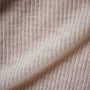 Cotton Cashmere Blend Ribbed Turtleneck in Ivory | James Perse Los Angeles
