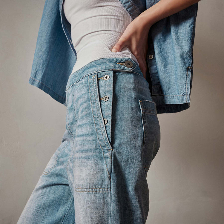 Pacifica Jean in Medium Denim | James Perse Los Angeles