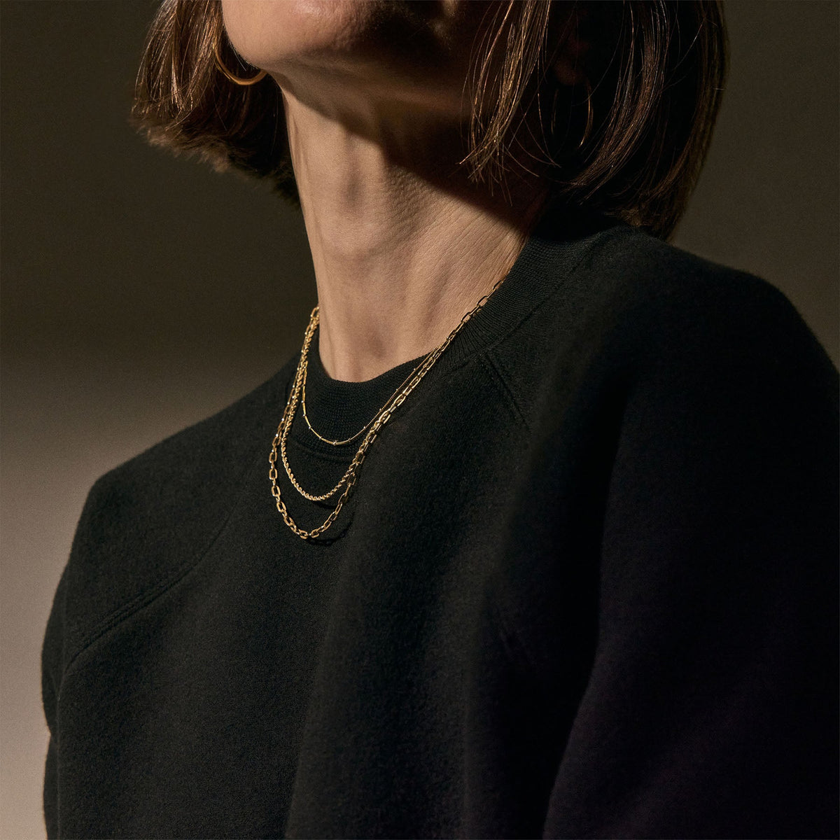 Vintage Cozy Crew in Black | James Perse Los Angeles