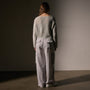 Cotton Linen Open Knt Pullover in Foam | James Perse Los Angeles