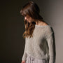 Cotton Linen Open Knt Pullover in Foam | James Perse Los Angeles