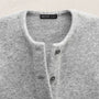 Wool Alpaca Button Front Jacket in Mid Grey | James Perse Los Angeles