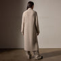 Double Bed Cashmere Coat in Hazel | James Perse Los Angeles