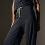 Wide Leg Sweatpant  in Blue Noir Pigment | James Perse Los Angeles