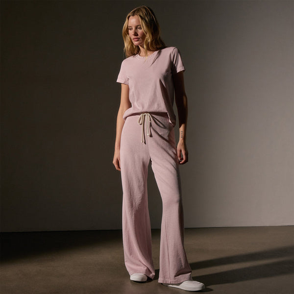 Wide Leg Sweatpant  in Degas Pigment | James Perse Los Angeles