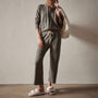 Vintage French Terry Cutoff Sweatpant in Burro Pigment | James Perse Los Angeles