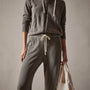 Vintage French Terry Cutoff Sweatpant in Burro Pigment | James Perse Los Angeles