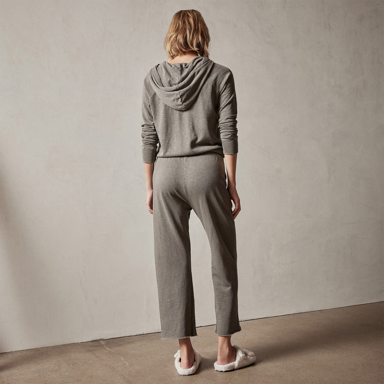 Vintage French Terry Cutoff Sweatpant in Burro Pigment | James Perse Los Angeles