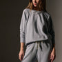 Vintage French Terry Relaxed Sweatshirt in Grey Sky Pigment | James Perse Los Angeles