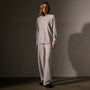 Vintage French Terry Relaxed Sweatshirt in Light Mist Pigment | James Perse Los Angeles