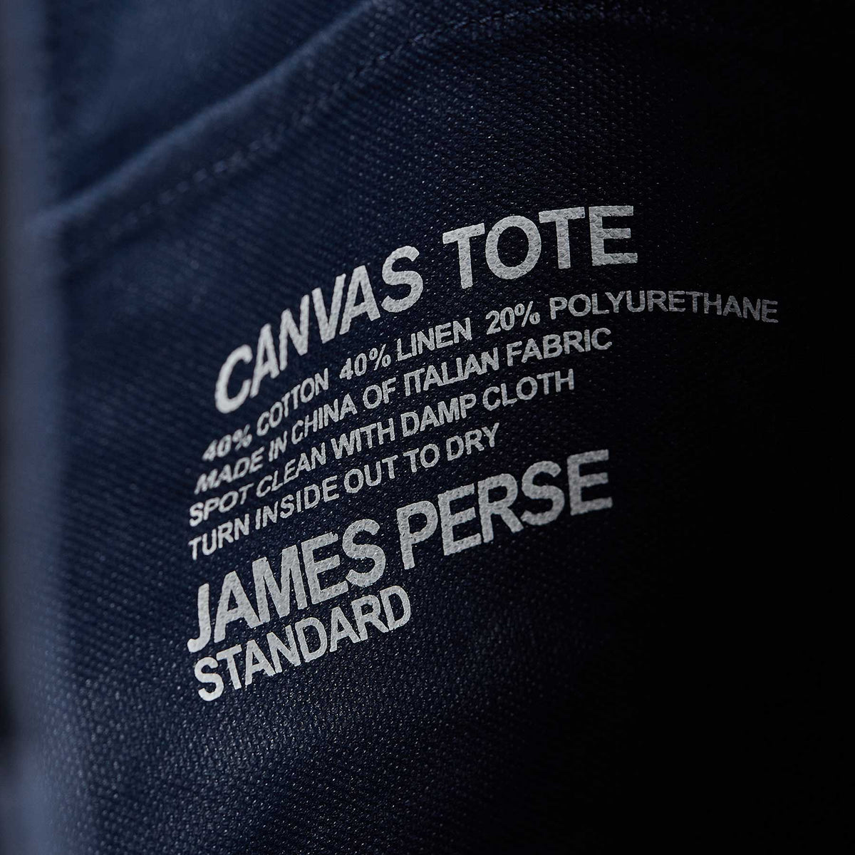 Large Canvas Tote in Royal Blue | James Perse Los Angeles