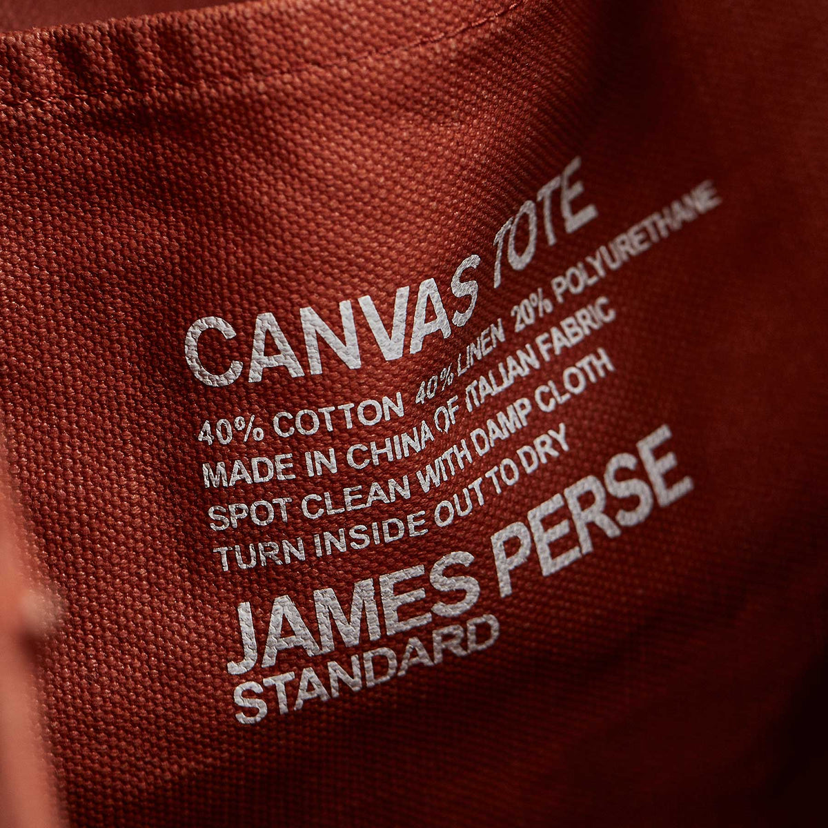 Large Canvas Tote in Sunburst | James Perse Los Angeles