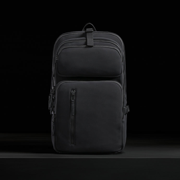 Large Sierra Backpack W/ Exposed Zip in Black | James Perse Los Angeles