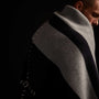 Grateful Dead Cashmere Blanket - Navy/Grey Smoke/Ivory | James Perse Los Angeles