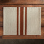 Wool Striped Placemat - Soapstone/Beige | James Perse Los Angeles