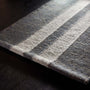 Placemat Wool Double Stripe - Guntmetal Marle/Peal Grey | James Perse Los Angeles