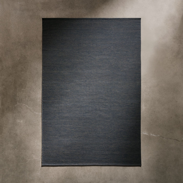 Solid Marled Area Rug 6Ft X 9Ft in Gunmetal Marle | James Perse Los Angeles