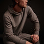 Thermal Knit Hooded Raglan - Raccoon Grey | James Perse Los Angeles