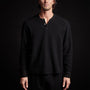 Alpine Thermal Henley in Black | James Perse Los Angeles 