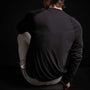 Long Sleeve Raglan in Black | James Perse Los Angeles