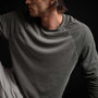 Long Sleeve Raglan in Jungle | James Perse Los Angeles
