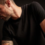 Elevated Lotus Jersey Lounge Tee - Black | James Perse Los Angeles