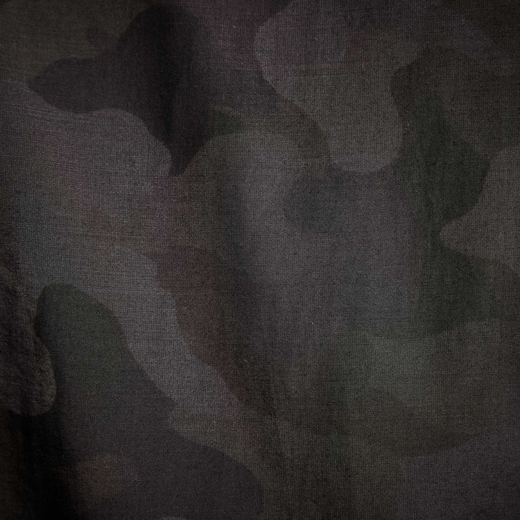 Camo Cotton Nylon Windbreaker in Dark Olive Camo | James Perse Los Angeles