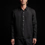 Classic Linen Shirt in Black | James Perse Los Angeles