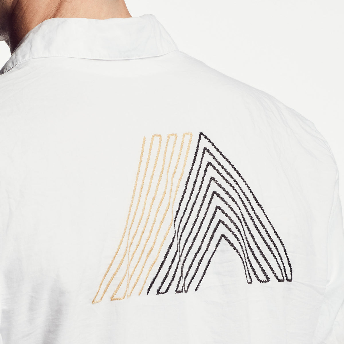 Cotton Lawn Utility Shirt in White | James Perse Los Angeles