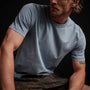 Short Sleeve Crew Neck in Bluestone Pigment | James Perse Los Angeles
