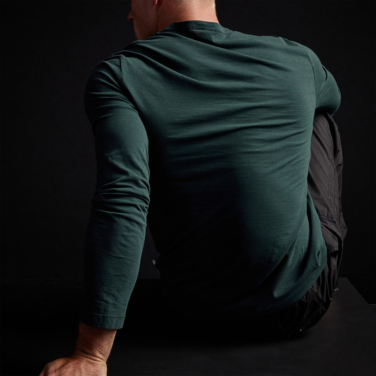 Long Sleeve Crew Neck in Laurel | James Perse Los Angeles