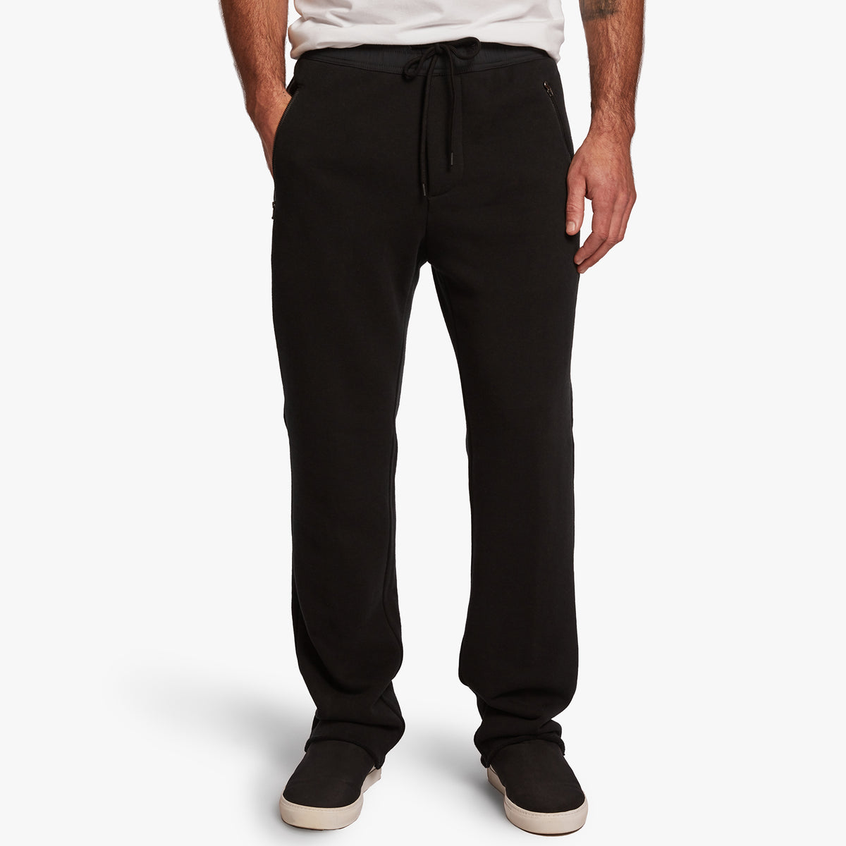 Zip Pocket Sweatpant In Black | James Perse Los Angeles