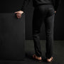 Piped Track Pant - Black | James Perse Los Angeles