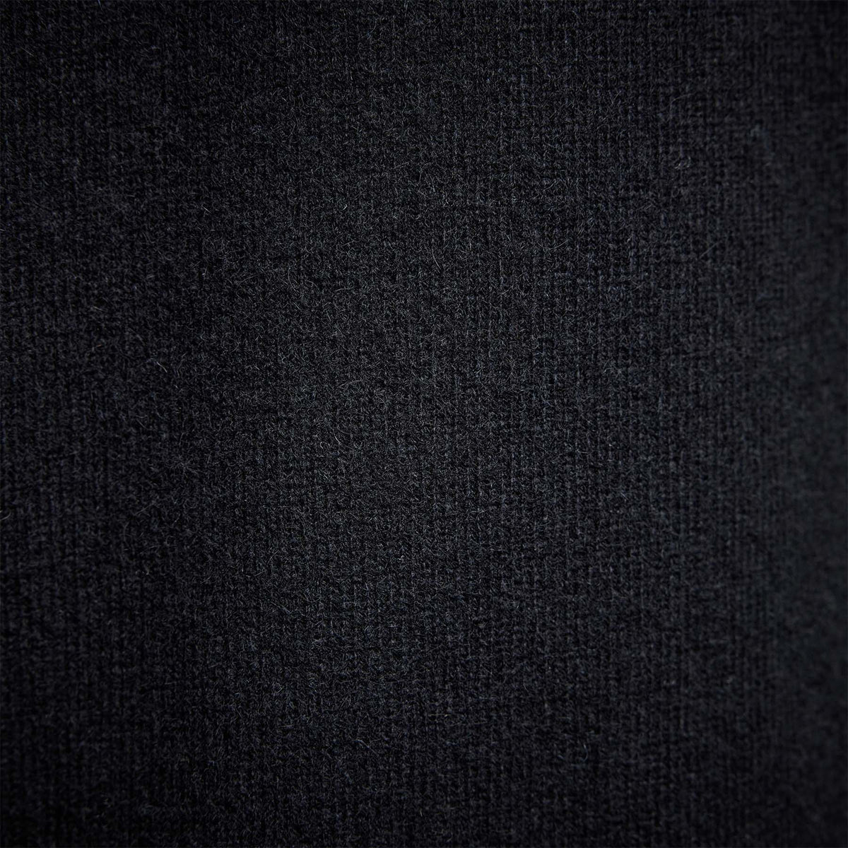 Crew Neck W/ Double Bar Intarsia in Black | James Perse Los Angeles