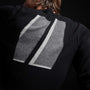 Crew Neck W/ Double Bar Intarsia in Black | James Perse Los Angeles
