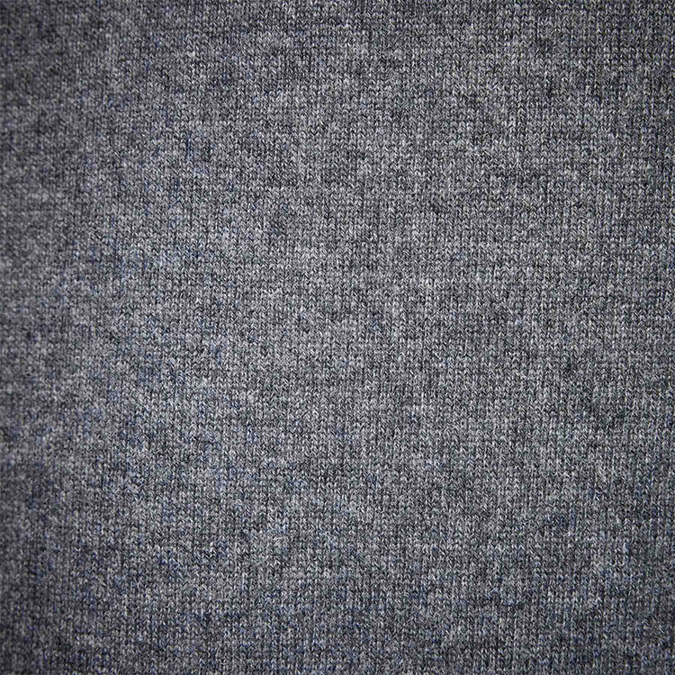 Recycled Cashmere Funnel Neck in Grey Felt | James Perse Los Angeles