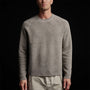Cashmere Double Bed Raglan Crew in Cement/Stone | James Perse Los Angeles
